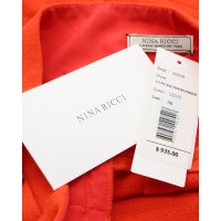 Nina Ricci Shorts Wool in Orange