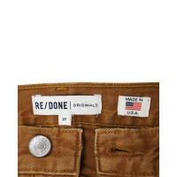Re/Done Jeans Cotton in Brown