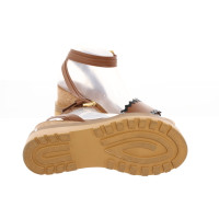 See By Chloé Wedges aus Leder in Braun