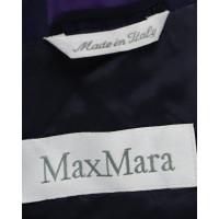 Max Mara Blazer aus Baumwolle in Violett
