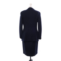 Chanel Anzug aus Wolle in Blau