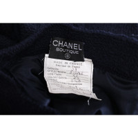 Chanel Suit Wol in Blauw
