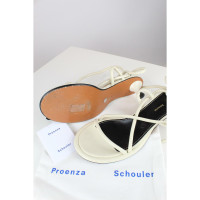 Proenza Schouler Sandals Leather in Cream