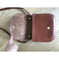 Closed Shoulder bag Leather in Brown