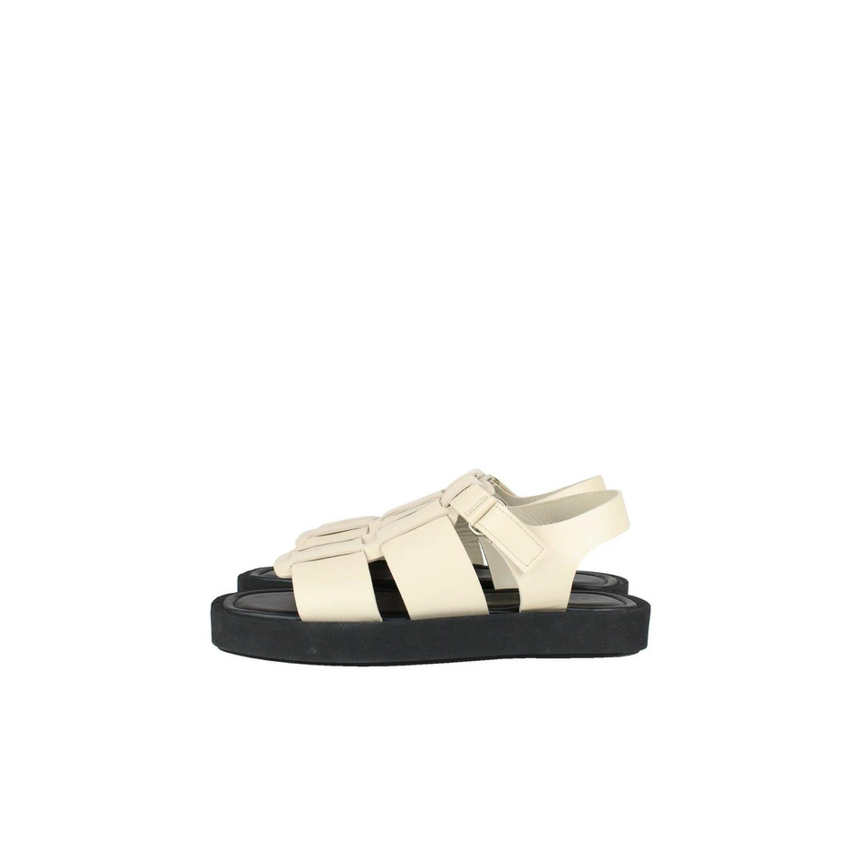By Malene Birger Sandals Leather in Cream