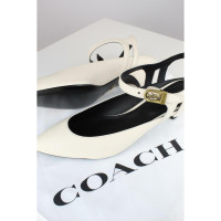 Coach Sandals Leather in Cream