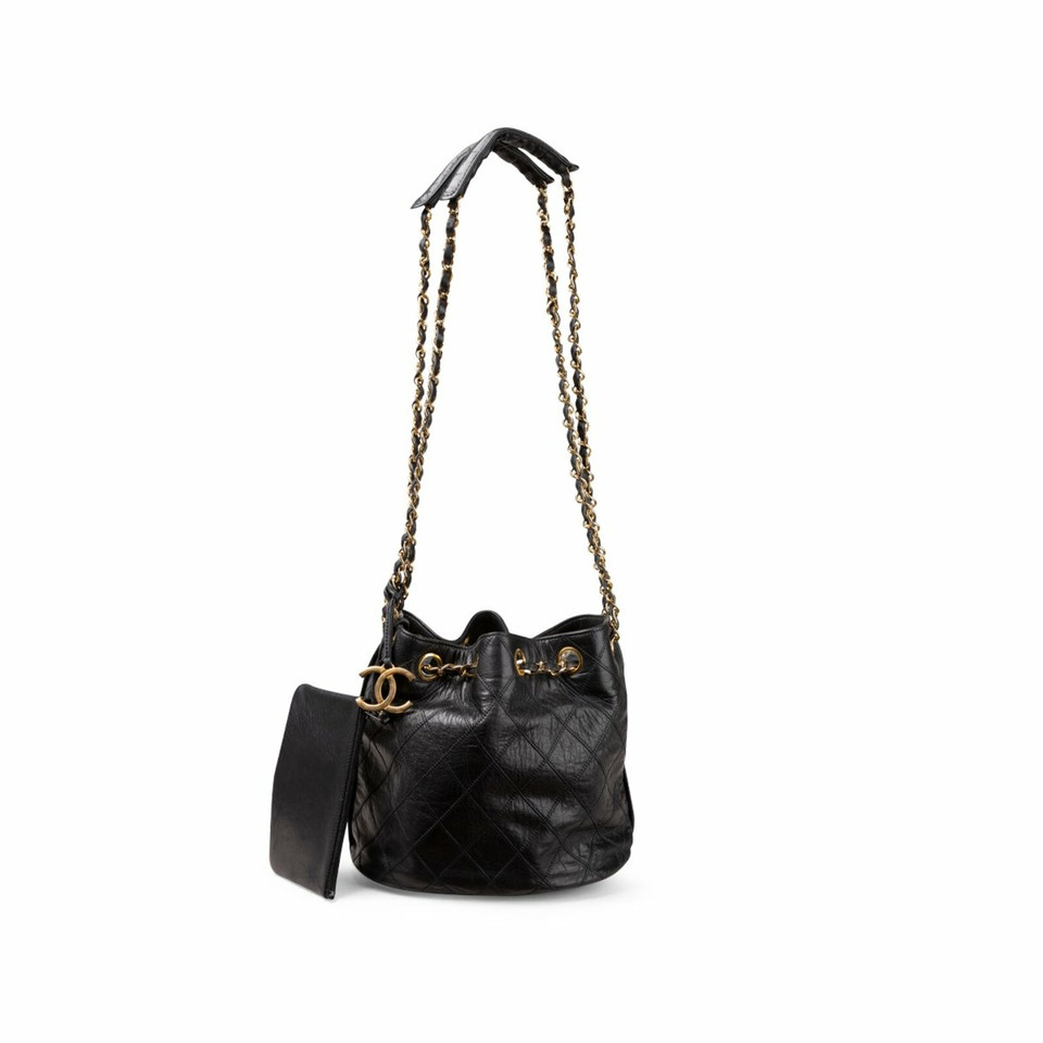 Chanel Shoulder bag Leather in Black