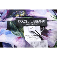 Dolce & Gabbana Jurk Katoen in Violet