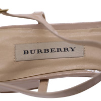 Burberry Sandali in Pelle in Beige