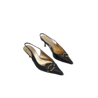 Dolce & Gabbana Pumps/Peeptoes aus Leder in Schwarz