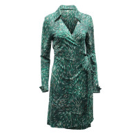 Diane Von Furstenberg Dress Silk in Green
