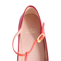 Stuart Weitzman Slippers/Ballerinas Patent leather in Red