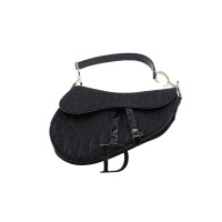 Dior Saddle Bag in Pelle in Nero