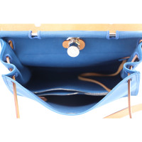 Hermès Herbag Leather in Blue
