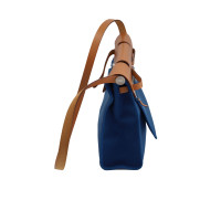 Hermès Herbag Leather in Blue