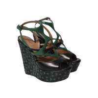 Alaïa Sandals Leather in Green