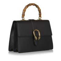 Gucci Dionysus Top Handle Bag en Cuir en Noir