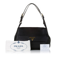 Prada Sac à bandoulière en Cuir en Noir