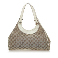 Gucci Shoulder bag Canvas in Beige