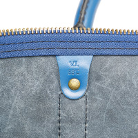 Louis Vuitton Keepall 55 in Pelle in Blu