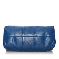 Louis Vuitton Keepall 55 in Pelle in Blu