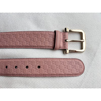 Gucci Gürtel aus Leder in Rosa / Pink