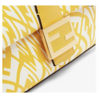 Fendi Baguette Bag Canvas in Yellow