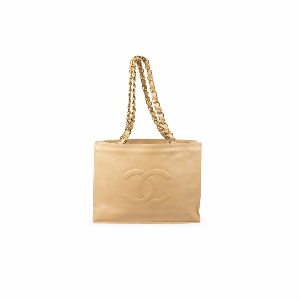 Chanel Timeless Tote Leather in Beige