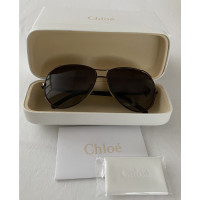 Chloé Sunglasses Leather in Brown