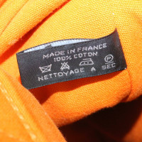 Hermès Tote bag in Cotone in Arancio