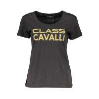 Just Cavalli Top Cotton in Black