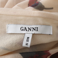 Ganni Mesh dress with pattern