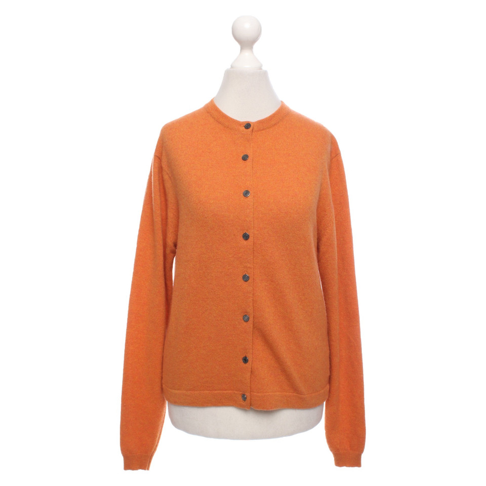 Hermès Strick aus Kaschmir in Orange