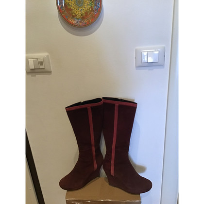 Fratelli Rossetti Boots Suede in Bordeaux