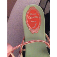 René Caovilla Sandalen aus Leder