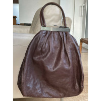 Sonia Rykiel Tote bag Leather in Brown