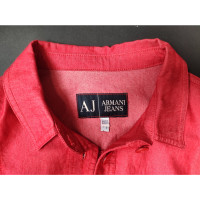 Armani Jeans Jacke/Mantel in Rot