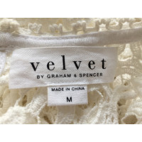 Velvet Top en Coton en Crème