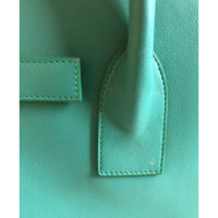 Saint Laurent Sac De Jour Leather in Turquoise