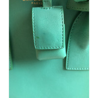 Saint Laurent Sac De Jour Leather in Turquoise