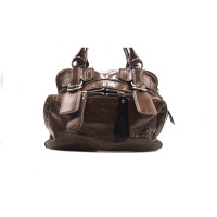 Chloé Shopper Patent leather in Brown