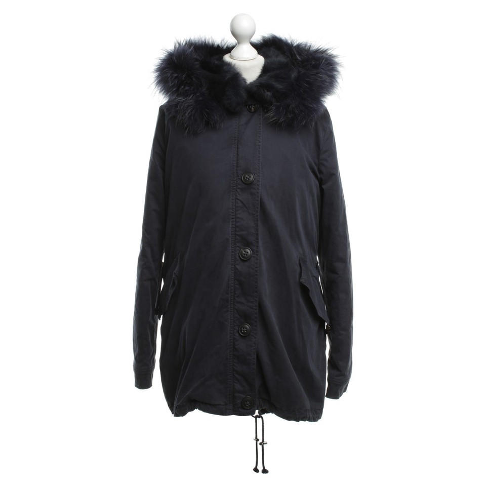 Blonde No8 Coat in dark blue