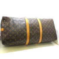 Louis Vuitton Keepall 55 aus Canvas in Braun