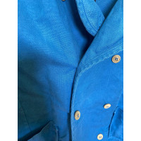 A.P.C. Jacke/Mantel aus Baumwolle in Blau