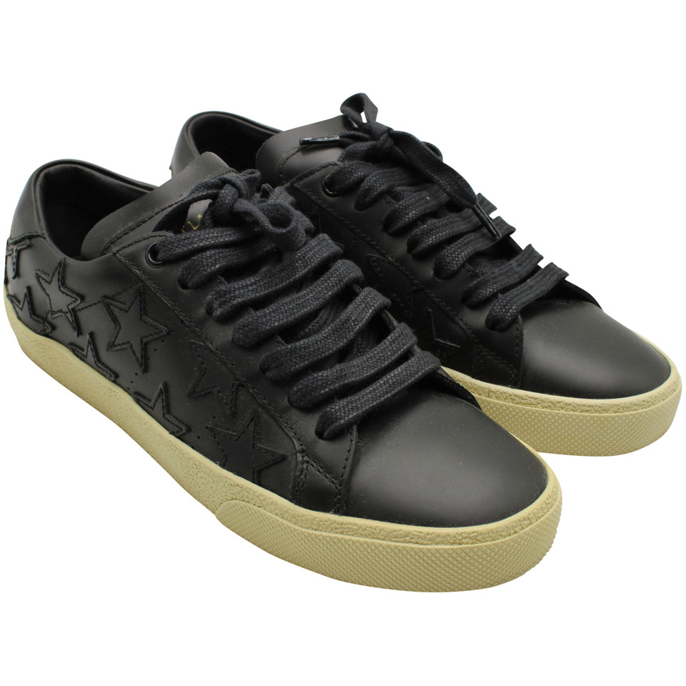 Saint Laurent Chaussures de sport en Cuir en Noir