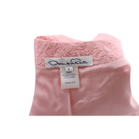 Oscar De La Renta Oberteil aus Baumwolle in Rosa / Pink