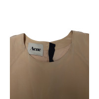Acne Dress Silk in Beige