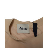 Acne Dress Silk in Beige