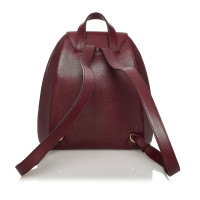 Cartier Backpack Leather in Red