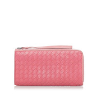 Bottega Veneta Sac à main/Portefeuille en Cuir en Rose/pink